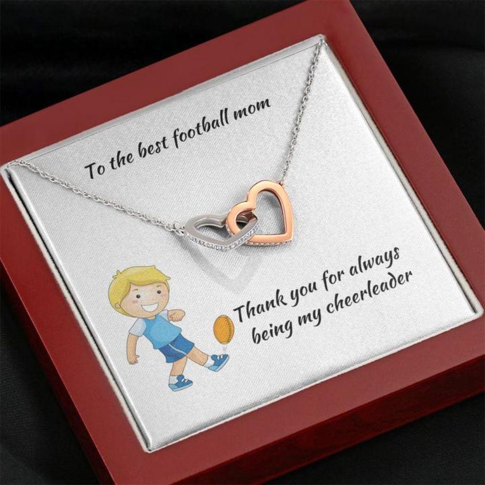 Mom Necklace “ Necklace For Mom “ Football Mom
