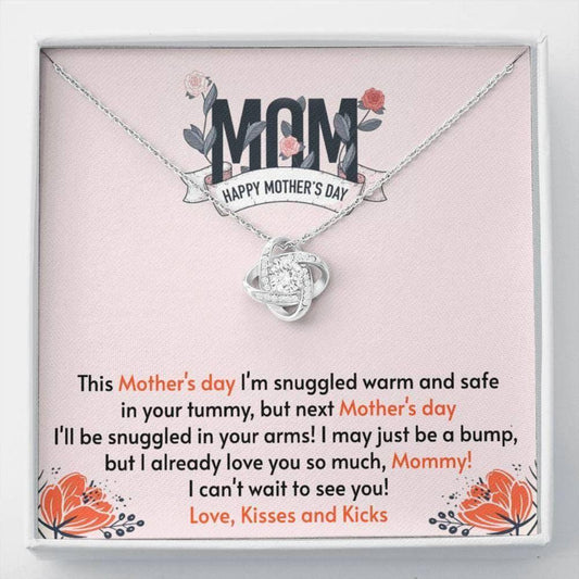 Mom Necklace, Pregnancy Gift For Mom To Be, First Time Mom Necklace, First Mother's Day Gift For Expecting Moms