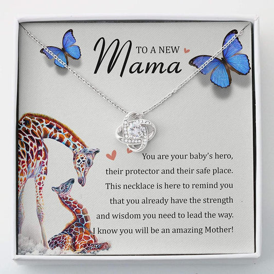 Mom Necklace, To A New Mama Necklace - Necklace Gift For Mom Necklace