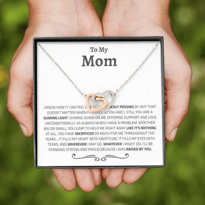 Mom Necklace, Mom Poem Necklace, Gift For Mom From Daughter, Meaningful Gift For Mom