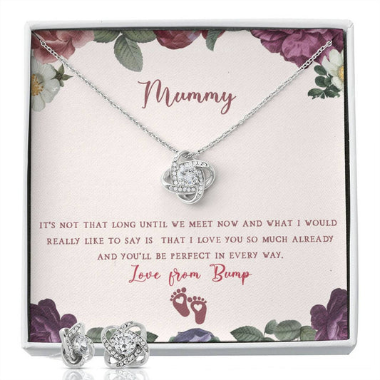 Mommy Necklace, Gift For Expecting Mom From The Bumb Necklace, Preganancy Gift