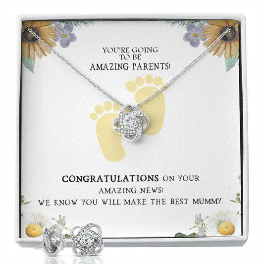Mommy Necklace, Mom To Be Gift For Pregnant Friend Necklace You Will Make The Best Mummy