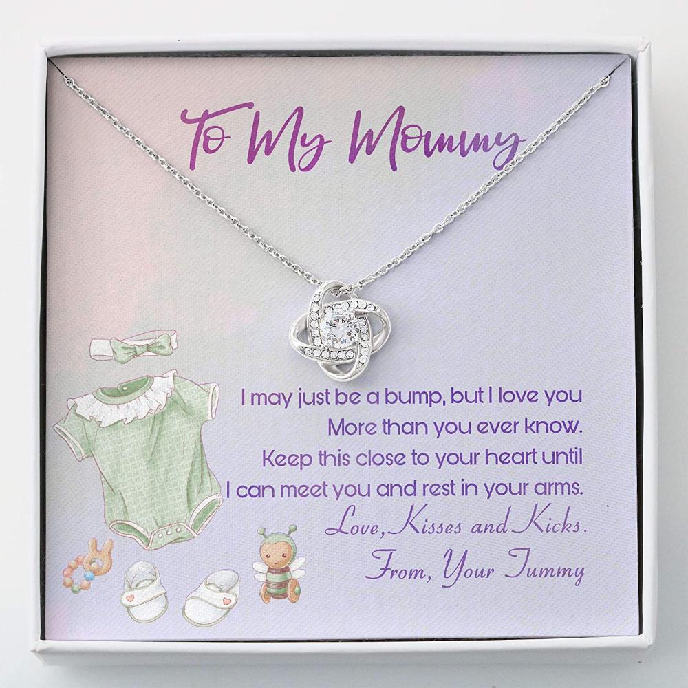 Mommy Necklace “ To My Mommy Gift For Pregnant Mom Mother