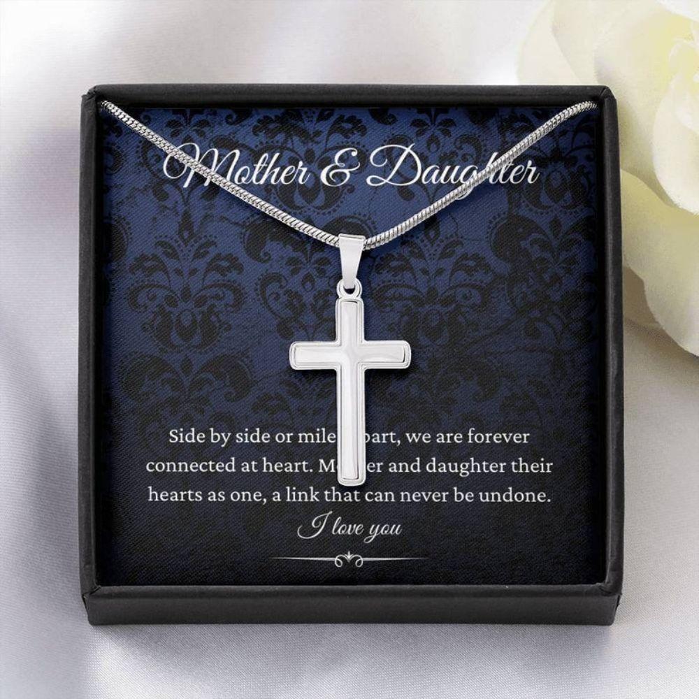 Mom Necklace, Mother & Daughter Necklace, Gift For Mom From Daughter, Sentimental