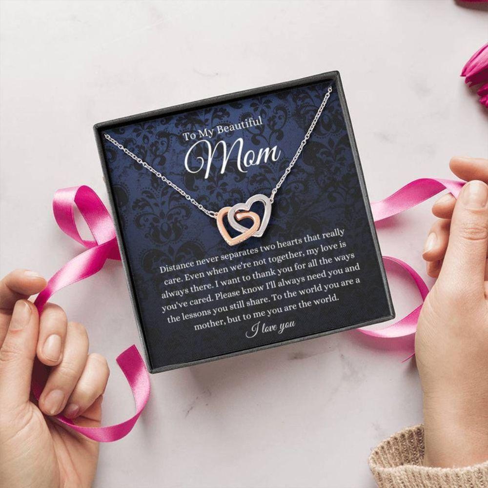 Mom Necklace, Mother Daughter Necklace, Mother’S Day Gifts For Mom From Daughter Son