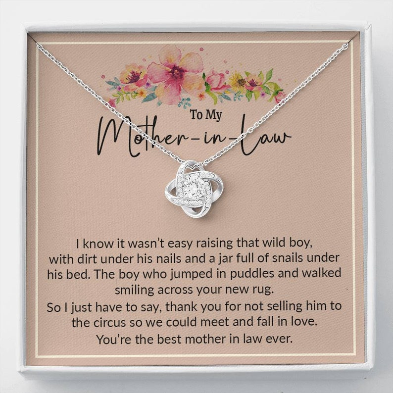 Mother-in-law Necklace, Christmas Necklace For Mother In Law, Present, Necklace, Jewelry, Xmas Gift, Gift For Mother In Law, Husband's Mom, Birthday Necklace