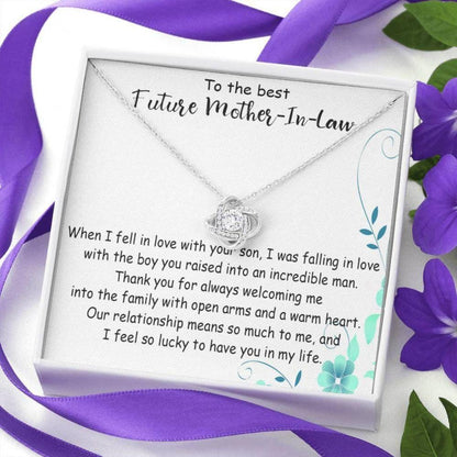Mother In Law Necklace, Future Mother In Law Gift, Mother Of The Groom Necklace From Bride, Mother Of The Groom Gift, Wedding Keepsake Gift