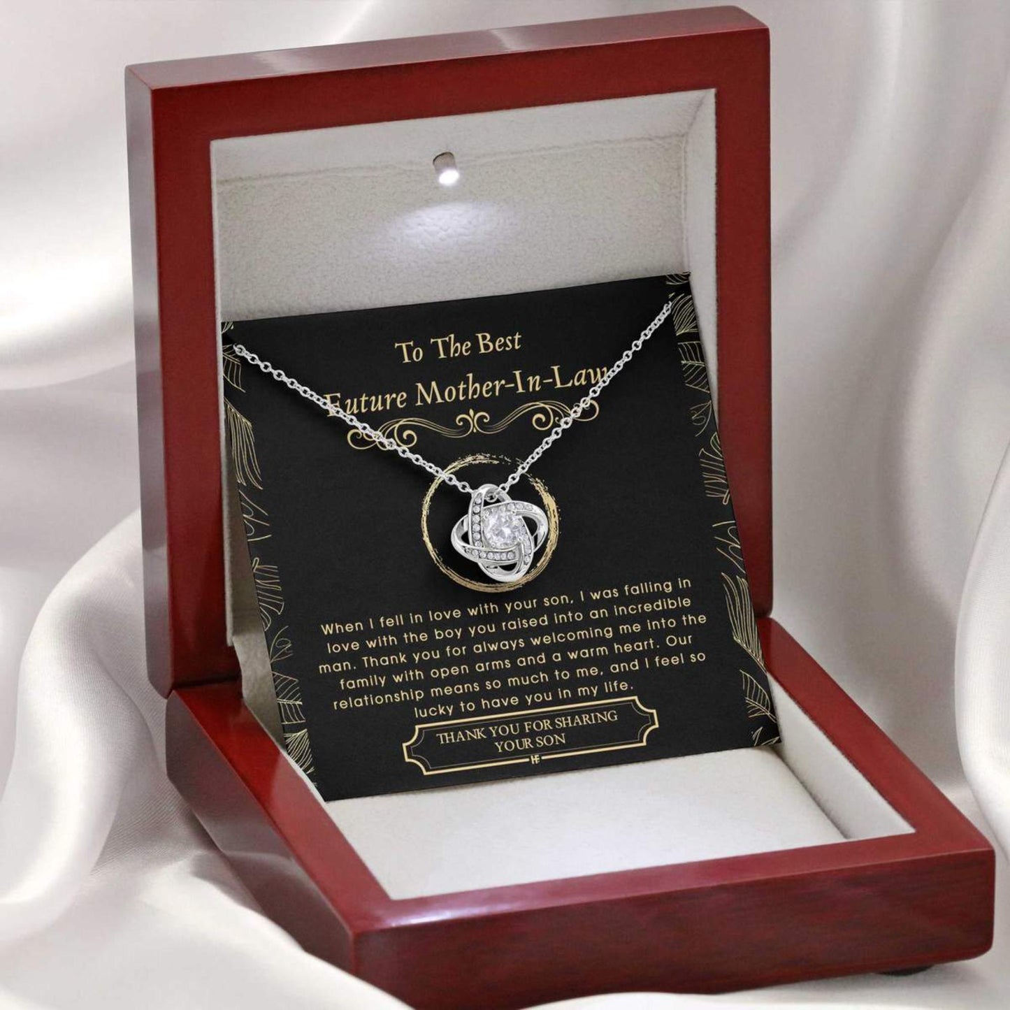 Mother-In-Law Necklace, Future Mother In Law Necklace: Gift For Mother’S Day From Daughter