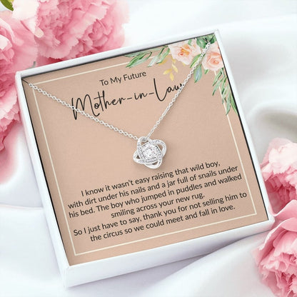 Mother-In-Law Necklace, Gift For Future Mother-In-Law, To My Future Mother In Law Gift For Christmas