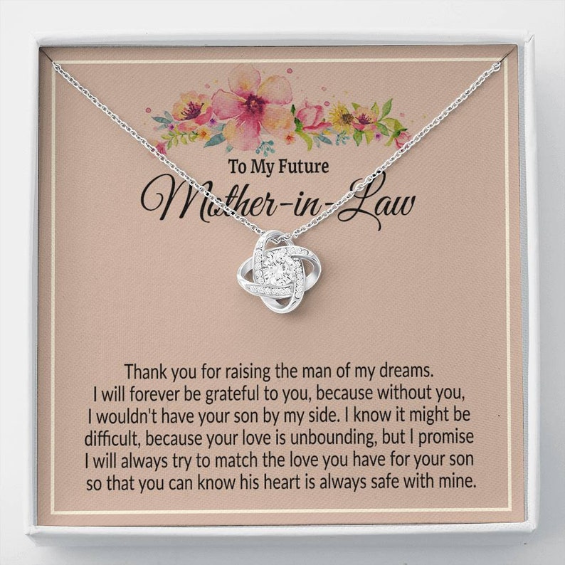 Mother-in-law Necklace, Gift For Future Mother-in-law, To My Future Mother In Law Gift For Christmas, Gift For Boyfriend's Mom, Boyfriend's Mom Gift V4