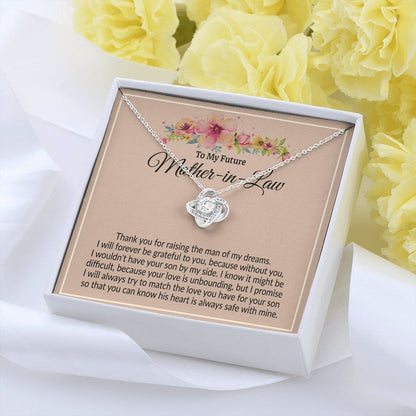 Mother-In-Law Necklace, Gift For Future Mother-In-Law, To My Future Mother In Law Gift For Christmas, Gift For Boyfriend’S Mom