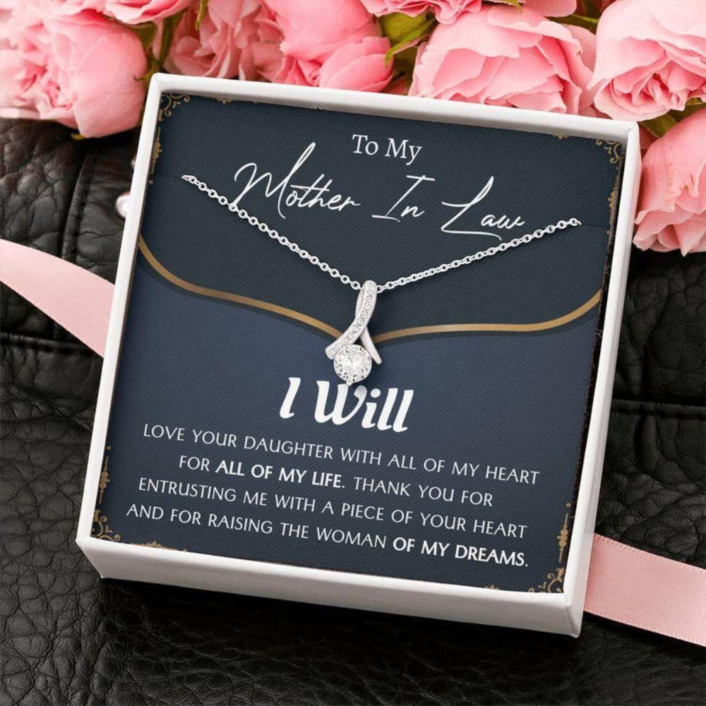 Mother-In-Law Necklace Gift From Son In Law, Future Mother-In-Law Gift Necklace