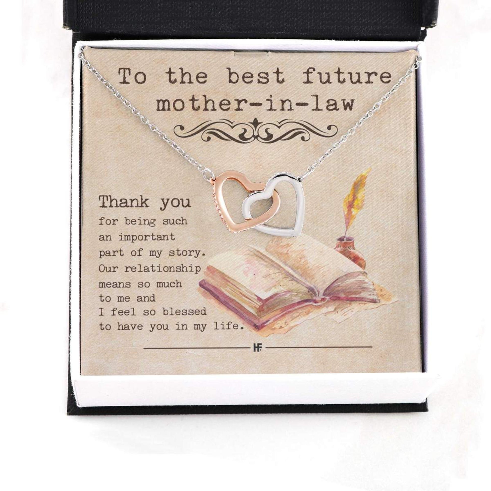 Mother-in-law Necklace, Life Story Daughter's Gift Future Mother In Law Necklace