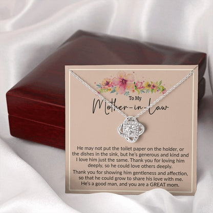 Mother-In-Law Necklace, Mother-In-Law Christmas Necklace, Mother-In-Law Gift, Birthday Card, Mothers Day Present V2