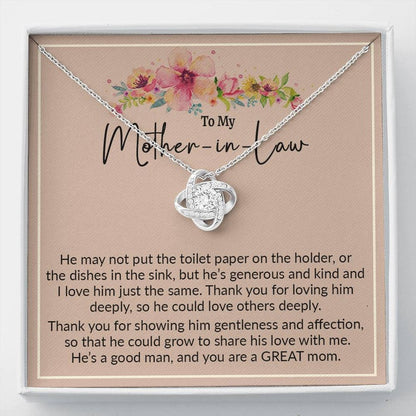 Mother-in-law Necklace, Mother-In-Law Christmas Necklace, Mother-In-Law Gift, Birthday Card, Mothers Day Present V2