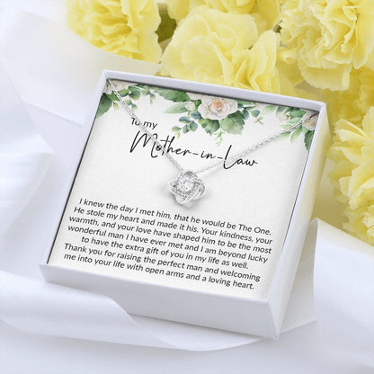 Mother-In-Law Necklace, Mother In Law Gift For Mother’S Day, Gift For Mother In Law, Mom In Law Gift, Gift For Mom In Law, Mother Of The Groom Gift