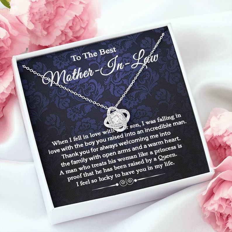 Mother-In-Law Necklace, Mother In Law Gift, Mother In Law Gifts Christmas, Gift For Mother In Law Birthday, Mother-In-Law Gift