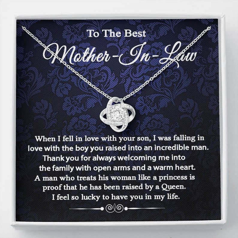 Mother-in-law Necklace, Mother In Law Gift, Mother In Law Gifts Christmas, Gift For Mother In Law Birthday, Mother-In-Law Gift