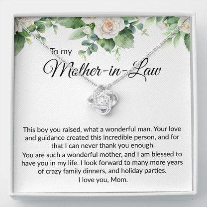Mother-in-law Necklace, Mother In Law Necklace Gift, Gift From Bride To Mother Of The Groom, Future Mother-in-Law Necklace, Wedding Jewelry Gift