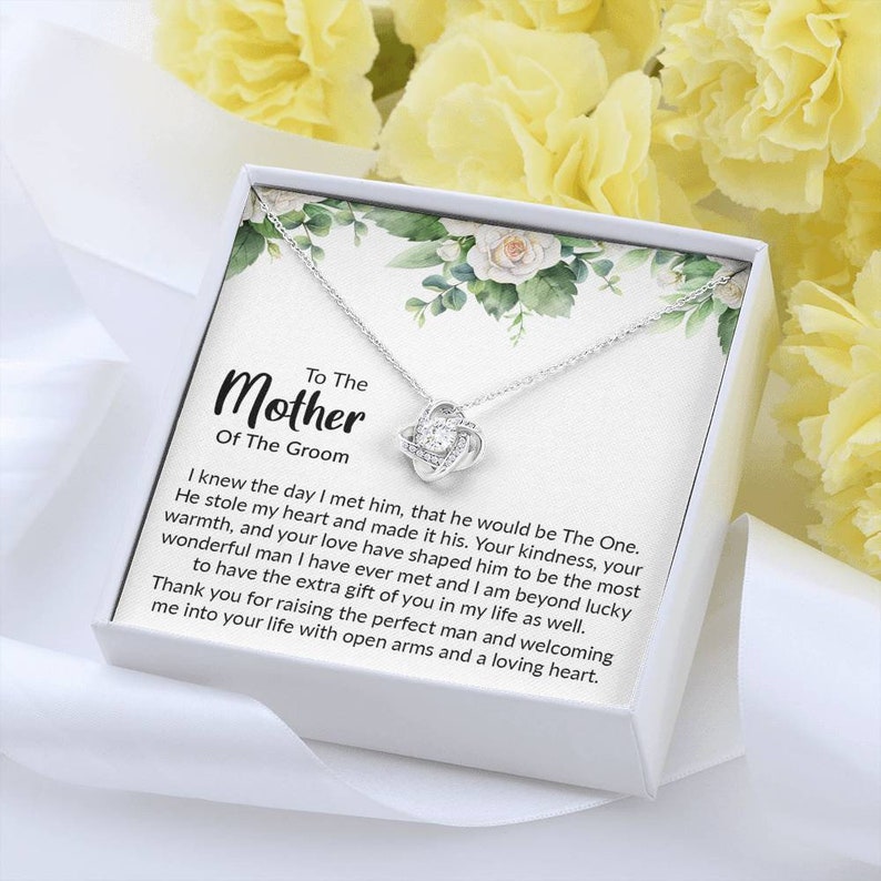 Mother-In-Law Necklace, Mother In Law Wedding Gift From Bride, Mother Of The Groom Necklace, Future Mother In Law Gift, Gift For Mother-In-Law V1