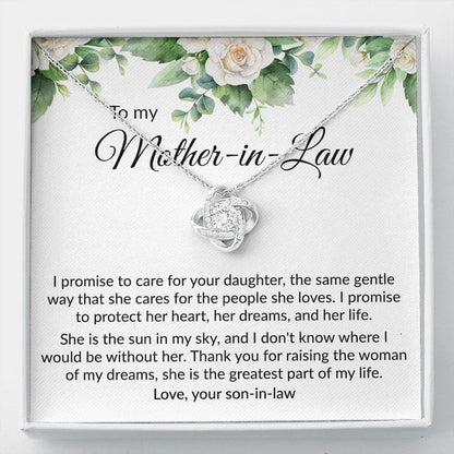 Mother-in-law Necklace, Mother Of The Bride Gift From Groom, Mother In Law Gift On Wedding Day From Groom, Gifts For Mother Of The Bride, Future Mother-In-Law
