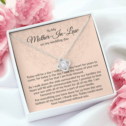Mother-In-Law Necklace, Mother Of The Groom Gift From Bride, Sentimental Mother In Law Wedding Gift From Bride, Future Mother In Law Wedding Gift