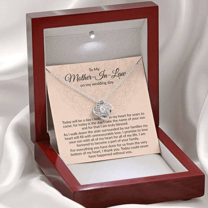 Mother-In-Law Necklace, Mother Of The Groom Gift From Bride, Sentimental Mother In Law Wedding Gift From Bride, Future Mother In Law Wedding Gift