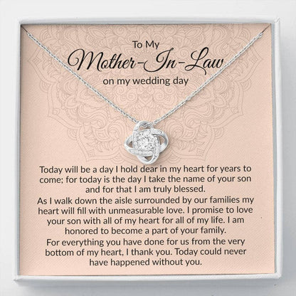 Mother-in-law Necklace, Mother Of The Groom Gift From Bride, Sentimental Mother In Law Wedding Gift From Bride, Future Mother In Law Wedding Gift