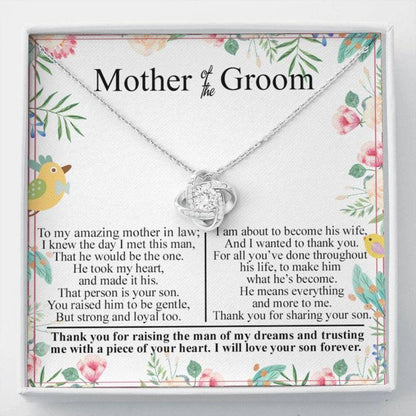 Mother-In-Law Necklace, Mothers Day Necklace Mother Of The Groom Wedding Gift