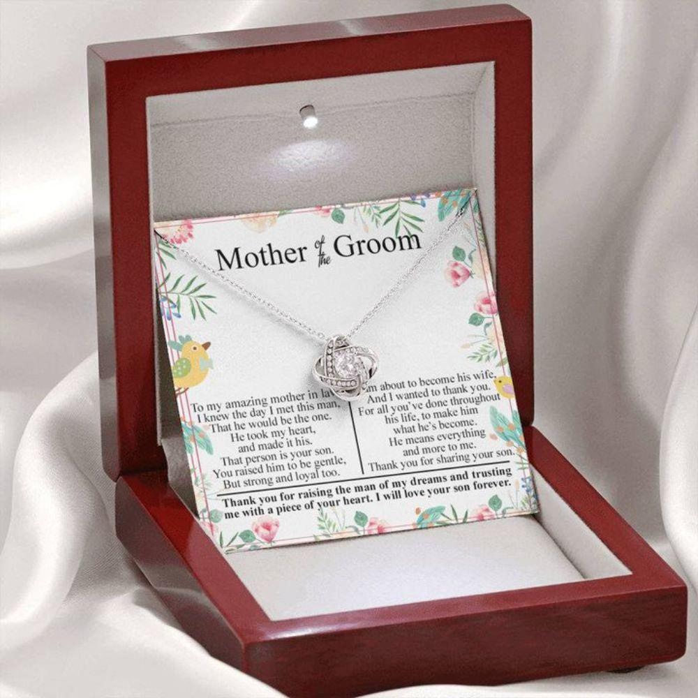 Mother-In-Law Necklace, Mothers Day Necklace Mother Of The Groom Wedding Gift
