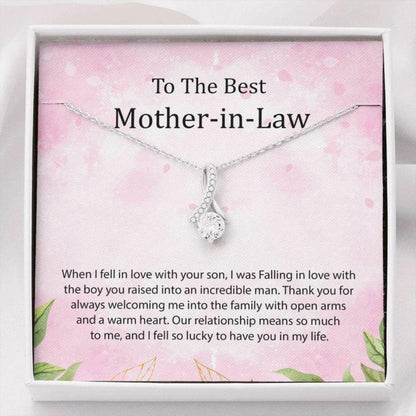 Mother-In-Law Necklace, Mothers Day Necklace To My Mom In Law Necklace