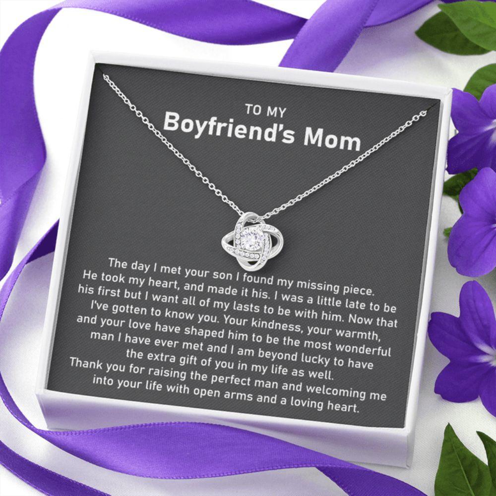 Mother-In-Law Necklace, To My Boyfriend's Mom, Boyfriend's Mom Necklace, Anniversary Gift