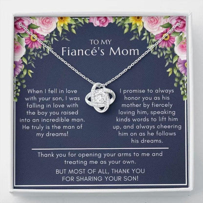 Mother-In-Law Necklace, To My Fiance's Mom Necklace Gift, Mother's Day Necklace For Fiance's Mother, Birthday Necklace, Fiances Mom Gift