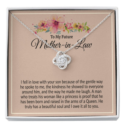Mother-in-law Necklace, To My Future Mother In Law Gift For Christmas, Gift For Boyfriend's Mom, Boyfriend's Mom Gift, Christmas Necklace For Future Mother-in-law