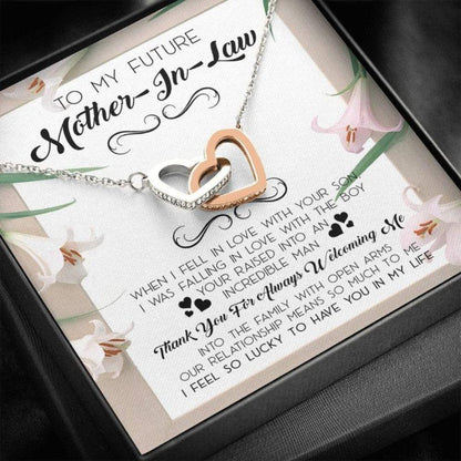 Mother-In-Law Necklace, To My Future Mother In Law, Mother In Law Wedding Gift, Mother In Law Love Knot Necklace