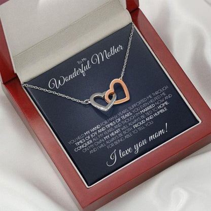 Mom Necklace, Stepmom Necklace, Mother Necklace Birthday Gift For Mom From Daughter, Present For Mother, To My Mother