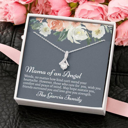 Mother Of An Angel Necklace, Memorial Gift For Loss Of A Child, Miscarriage Memorial Necklace