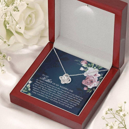 Mom Necklace, Mother Of The Bride Necklace Gift From Daughter, Wedding Day Gift For Mom From Bride