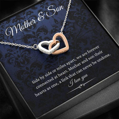 Mom Necklace, Mother & Son Necklace, Mom Gifts From Son, Gift For Mom From Son, Sentimental Gifts