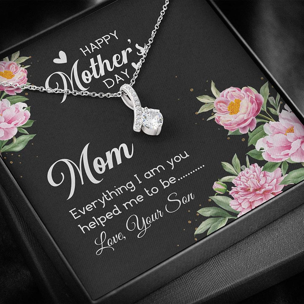 Mom Necklace, Mothers Day Necklace “ Necklace Gift For Mom From Son For Mom