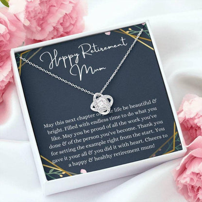 Mom Necklace, Mum Retirement Necklace Gift, Retirement Gift For Mum, Gift For Retiring Mother