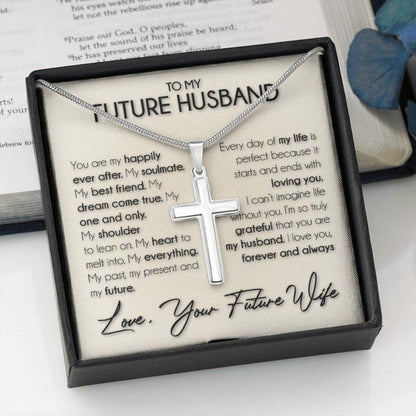 Husband Necklace, Boyfriend Necklace, Necklace Gift For Future Husband, Boyfriend Sentimental Anniversary Promise Wedding Gift