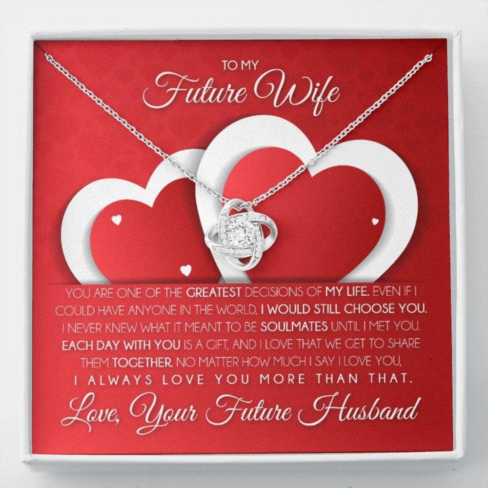 Girlfriend Necklace, Future Wife Necklace, Necklace Gift For Future Wife From Husband, Gift For Girlfriend, Bride, Fiance, Wedding