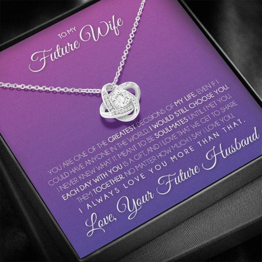 Girlfriend Necklace, Future Wife Necklace, Necklace Gift For Future Wife From Husband, Gift For Girlfriend, Bride, Fiance, Wedding Rakva