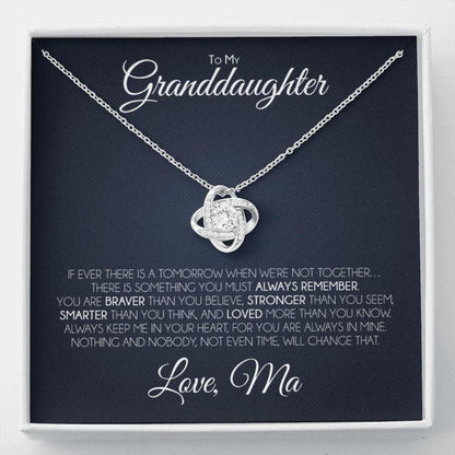 Granddaughter Necklace, Necklace Gift For Granddaughter From Grandmother, To My Granddaughter