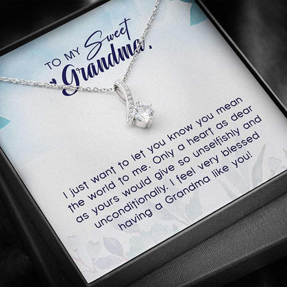 Grandmother Necklace, Necklace Gift For Grandma “ Sweet Grandma Gift Grandma Gift