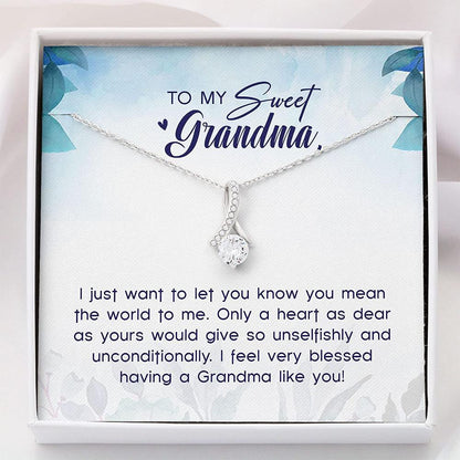 Grandmother Necklace, Necklace Gift For Grandma “ Sweet Grandma Gift Grandma Gift