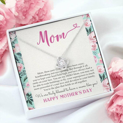 Mom Necklace, Necklace Gift For Mom For Mother’S Day “ Mom You Are My Hero, Present For Mom