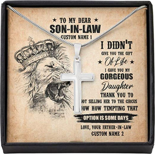Son-In-Law Necklace, Necklace Gift For Son In Law From Father Gorgeous Circus Tempt Rakva