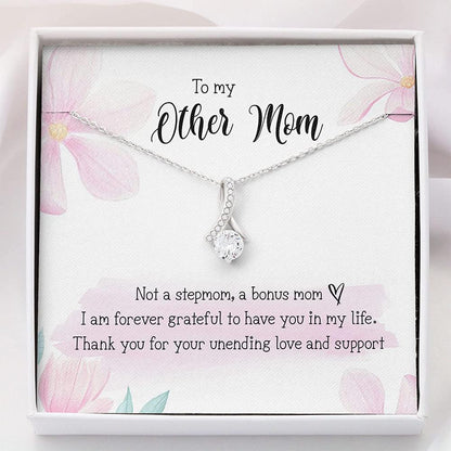 Bonus Mom Necklace, Other Mom Gift For Bonus Mom Necklace “ Thank Mom Gift Mother Day